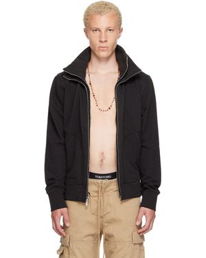 Raimundo Langlois Layered Full Zip Jumper - Black