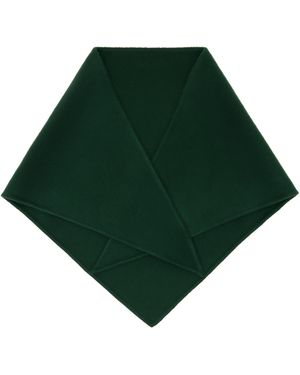 Marni Écharpe Triangulaire Verte À Logo