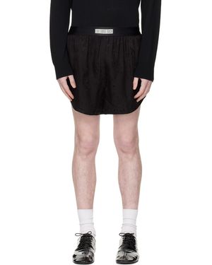 Louis-Gabriel Nouchi Jacquard Shorts - Black
