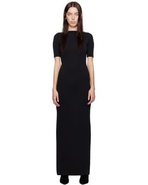 Calvin Klein Halo Backless Maxi Dress - Black