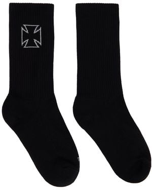 Vetements Biker Cross Socks - Black