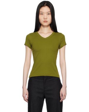 Flore Flore グリーン Jill ベビーTシャツ