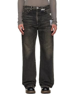 Maison Mihara Yasuhiro Flared Jeans - Black