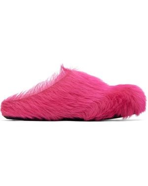 Marni Fussbett Sabot Slip-On Loafers - Pink