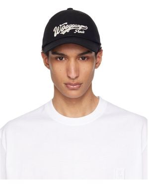 WOOYOUNGMI Embroidered Logo Cap - White