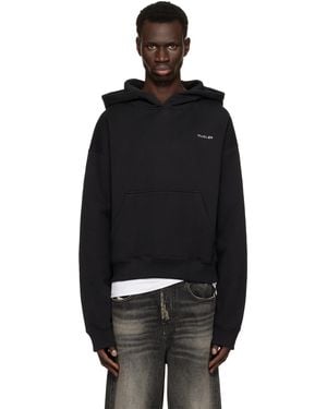 Mugler Signature' Hoodie - Black