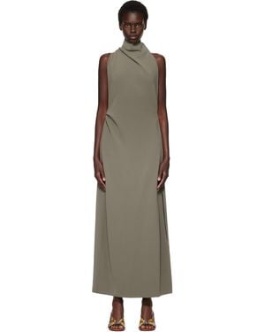 Proenza Schouler Khaki Selena Maxi Dress - Brown