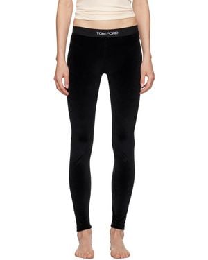 Tom Ford ジャカードロゴ レギンス - ブラック