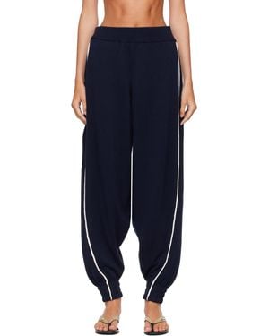 Cordera Organic Cotton Sporty Lounge Trousers - Blue