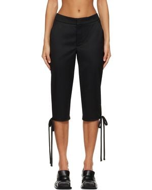 FIDAN NOVRUZOVA Ira Capri Trousers - Black
