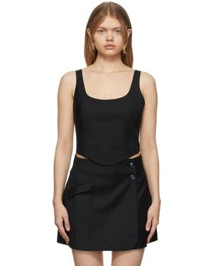 Anna Quan Ssense Exclusive Maya Tank Top - Black