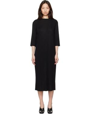 Studio Nicholson Milner Jersey Midi Dress - Black