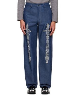 Strongthe Sword Jeans - Blue