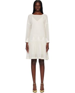 Bode Off- Salt Marsh Midi Dress - Black