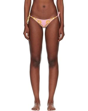 Versace Printed Bikini Bottom - Multicolour