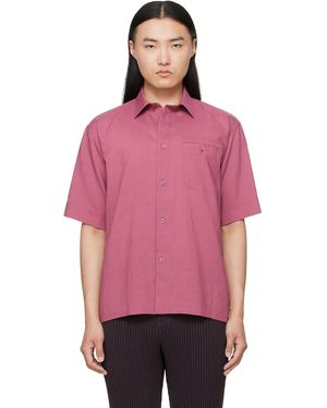 Homme Plissé Issey Miyake Pl Ramie Shirt - Purple