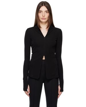 Helmut Lang Black Blazer Shirt