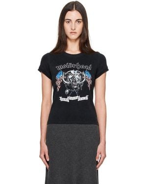 Vetements T-Shirt Ajusté Noir Édition Motorhead