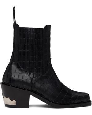 Toga Virilis Ssense Exclusive Croc Aj1255 Boots - Black