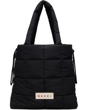 Marni Quilted Tote - Black