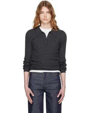 A.P.C. Wool Polo - Black