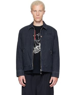 Undercover Cindy Sherman Blouson Denim Jacket - Blue