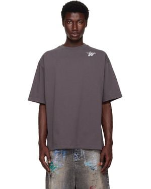 we11done 'Wd' Logo T-Shirt - Purple