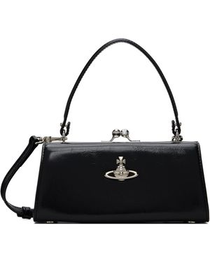 Vivienne Westwood Doll Xl Frame Bag - Black