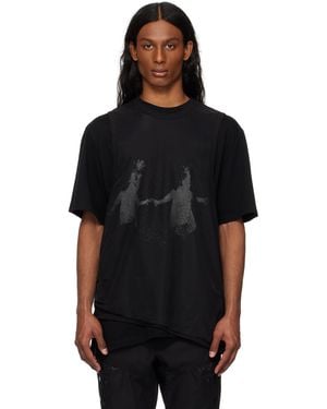 Hyein Seo Double Layer T-Shirt - Black