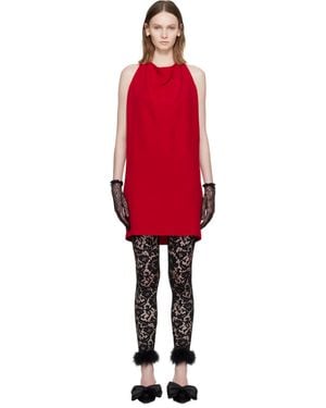 Valentino Cady Couture Minidress - Red