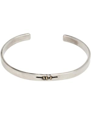 Title Of Work Suture Cuff Bracelet - Black