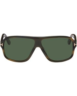 Tom Ford Khaki William Sunglasses - Green