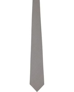 Comme des Garçons Small Pattern Tie - Gray