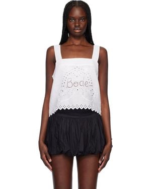 Bode Belvoir Tank Top - Black
