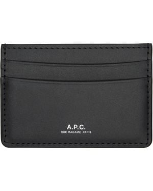 A.P.C. André Card Holder - Black