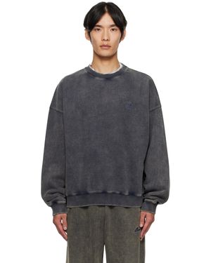 we11done Bleached Sweatshirt - Gray