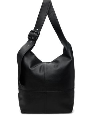 Ami Paris Taurillon Leather Etienne Crossbody Bag - Black