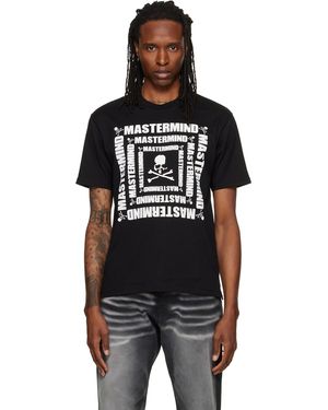 MASTERMIND WORLD Mw Square Logo/T-Shirt - Black