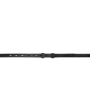 Dries Van Noten Leather Belt - Black