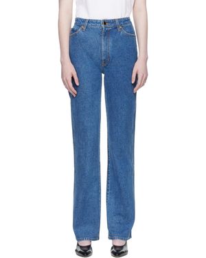 KHAITE Danielle Stretch Jeans - Blue