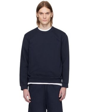 Skims Fleece Lounge Classic Sweatshirt - Blue