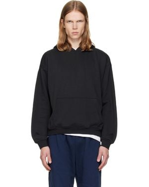 Skims Fleece Lounge Relaxed Hoodie - Black