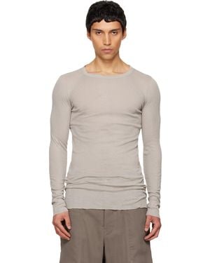 Rick Owens Temple Rib Ls T-shirt - Multicolour