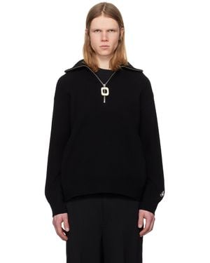 JW Anderson Half-Zip Jumper - Black