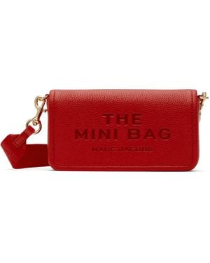 Marc Jacobs レッド The Leather Mini バッグ