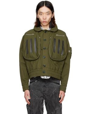 JUNTAE KIM カーキ Doublet Kapok ボンバージャケット - グリーン