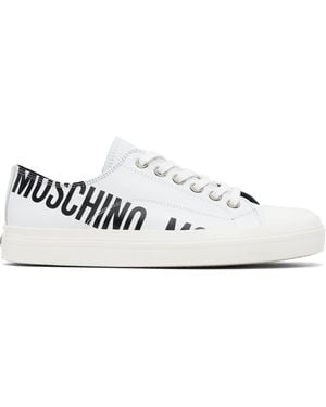 Moschino Logo Trainers - White