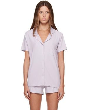 Skims Soft Lounge Short Sleep Pajama Set - Purple