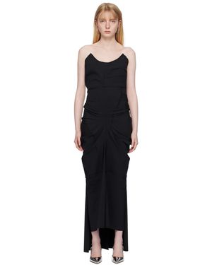 TALIA BYRE Bodice Maxi Dress - Black