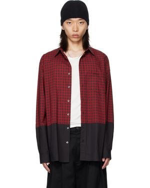 Vetements Splitted Shirt - Red